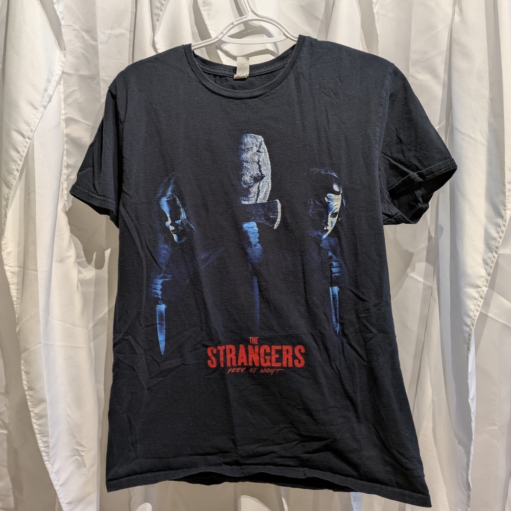 Bin 4 The Strangers Horror Movie Promo Shirt  2008 Sz Medium.